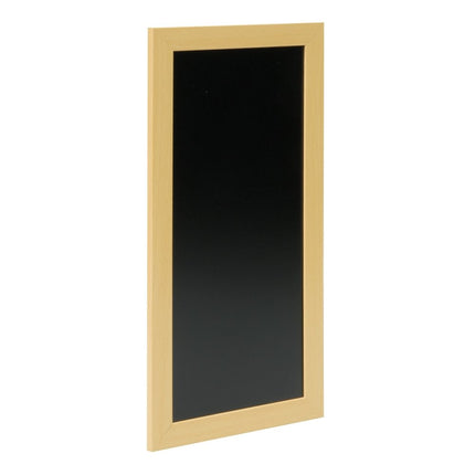 Securit® Small Woody Wall Chalkboard in Teak 20x40 cm (Pack of 6) Chalkboard Set – Boards + Waterproof Markers + Cleaner | Hospitality Trade Pack - hospitality