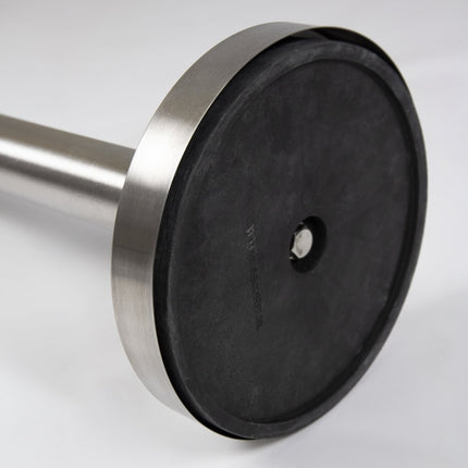 Securit® Smoker Pole Standard Model with Foot – Stainless Steel | Queue & Entrance Control - hospitality