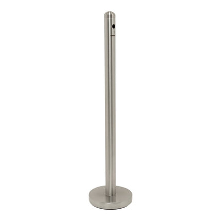 Securit® Smoker Pole Standard Model with Foot – Stainless Steel | Queue & Entrance Control - hospitality