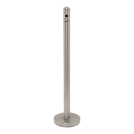 Securit® Smoker Pole Standard Model with Foot – Stainless Steel | Queue & Entrance Control - hospitality