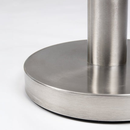 Securit® Smoker Pole Standard Model with Foot – Stainless Steel | Queue & Entrance Control - hospitality