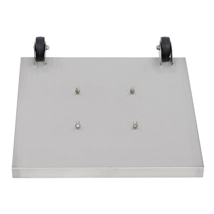 Securit® Stainless Steel 6A4 RGB LED Information Display Set – Display + Pole & Base + Battery | Hospitality Trade Pack - hospitality