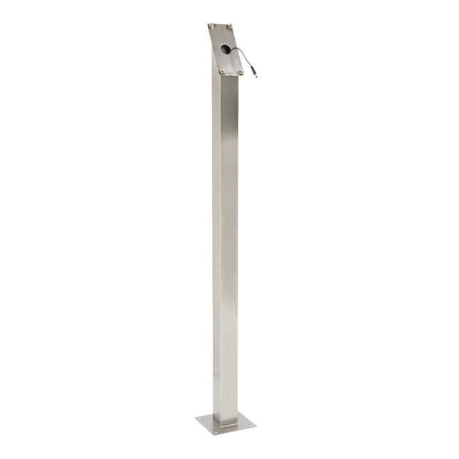 Securit Stainless Steel LED Information Display 121x15x6 cm Pole Mount - hospitality