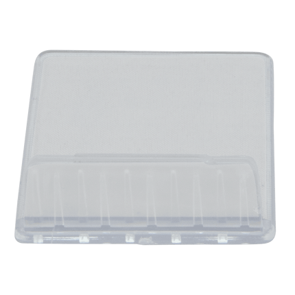 Securit Table Chalkboards Accessories Holder Transparent 1x4x0.6cm Pack of 6 - hospitality