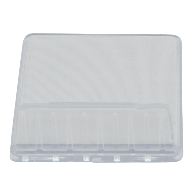 Securit Table Chalkboards Accessories Holder Transparent 1x4x0.6cm Pack of 6 - hospitality