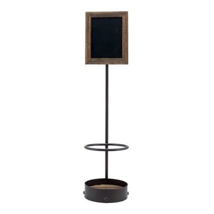 Securit Table Chalkboards Bottle Display Brown Pack Of Five - hospitality