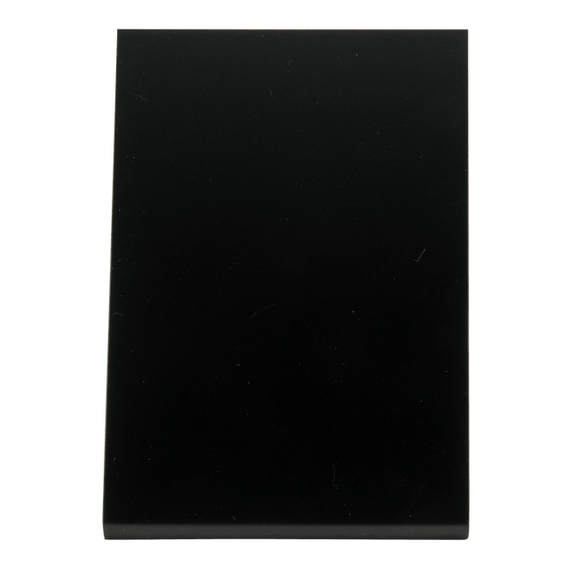 Securit Table Chalkboards L Shaped 15.5x10.5x5cm Black Pack of 6 - hospitality