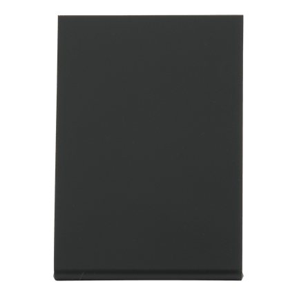 Securit Table Chalkboards Pack of 6 Black 11.5x7.5x4.5 cm - hospitality
