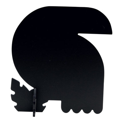 Securit Table Chalkboards Toucan Silhouette 3D Animals Black 16x13,8x7,4cm Pack of 10 - hospitality