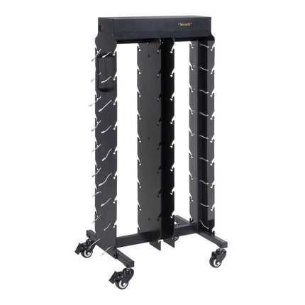Securit® Table Lamp Charging Trolley – Black | Hospitality Table Lighting - hospitality
