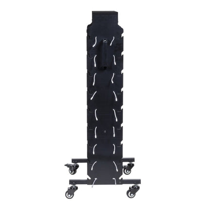 Securit® Table Lamp Charging Trolley – Black | Hospitality Table Lighting - hospitality