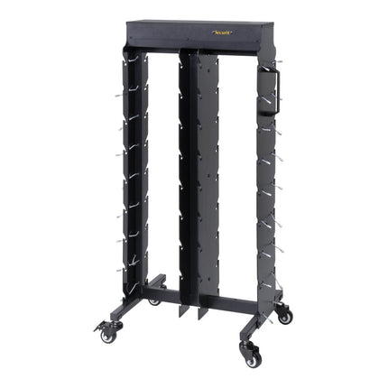 Securit® Table Lamp Charging Trolley – Black | Hospitality Table Lighting - hospitality