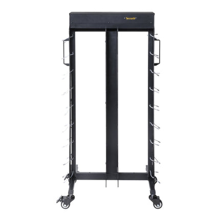 Securit® Table Lamp Charging Trolley – Black | Hospitality Table Lighting - hospitality