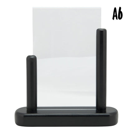 Securit Table Poster Frames Black 17.4x15.7x5 cm Pack of 10 - hospitality