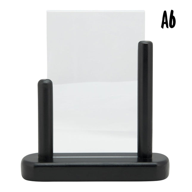 Securit Table Poster Frames Black 17.4x15.7x5 cm Pack of 10 - hospitality