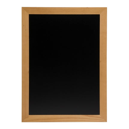 Securit® Teak Easel 165 cm + Teak Chalkboard 60x80 cm + Waterproof Markers Easel Chalkboard Set | Hospitality Trade Pack - hospitality