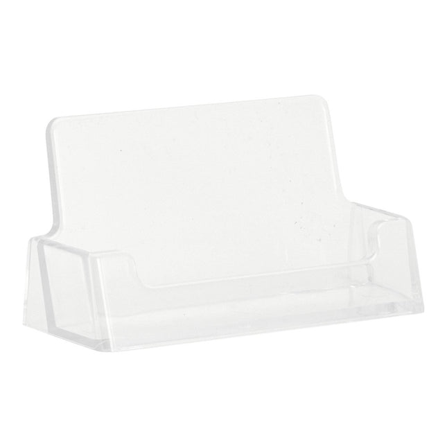 Securit Transparent Brochure Holder 5x10x3.5 Tabletop Display - hospitality