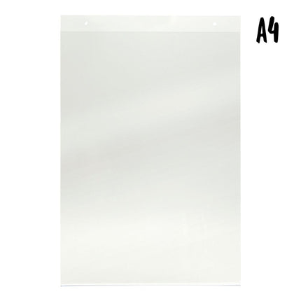 Securit Transparent Brochure Holder A4 Vertical Pack Of 10 For Real Estate - hospitality