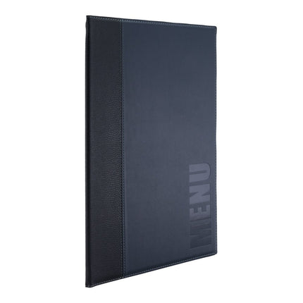 Securit® Trendy A4 Blue Menu Set – 10 Menu Holders + 20 Extra Pouches | Hospitality Trade Pack - hospitality
