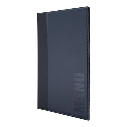 Securit® Trendy A4 Blue Menu Set – 10 Menu Holders + 20 Extra Pouches | Hospitality Trade Pack - hospitality