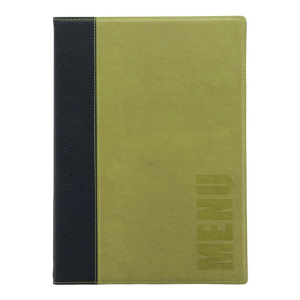 Securit® Trendy A4 Green Menu Set – 10 Menu Holders + 20 Extra Pouches | Hospitality Trade Pack - hospitality