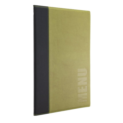Securit® Trendy A4 Green Menu Set – 10 Menu Holders + 20 Extra Pouches | Hospitality Trade Pack - hospitality