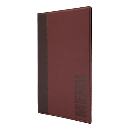 Securit® Trendy A4 Wine Red Menu Set – 10 Menu Holders + 20 Extra Pouches | Hospitality Trade Pack - hospitality