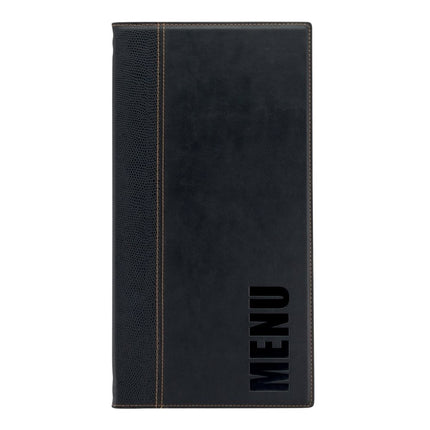 Securit® Trendy A45 Black Menu Set – 10 Menu Holders + 20 Extra Pouches | Hospitality Trade Pack - hospitality