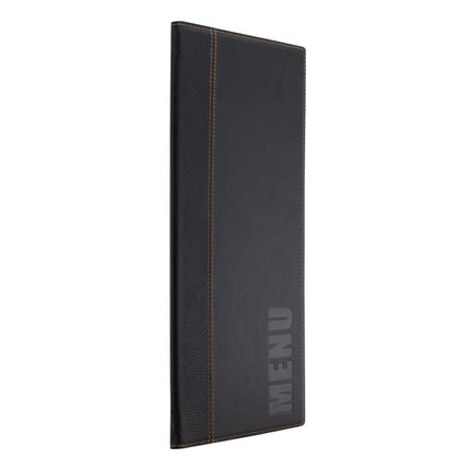 Securit® Trendy A45 Black Menu Set – 10 Menu Holders + 20 Extra Pouches | Hospitality Trade Pack - hospitality