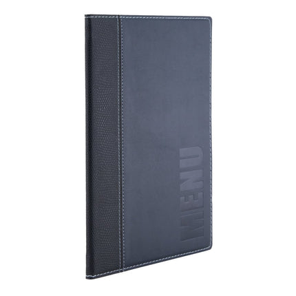 Securit® Trendy A5 Blue Menu Set – 10 Menu Holders + 20 Extra Pouches | Hospitality Trade Pack - hospitality