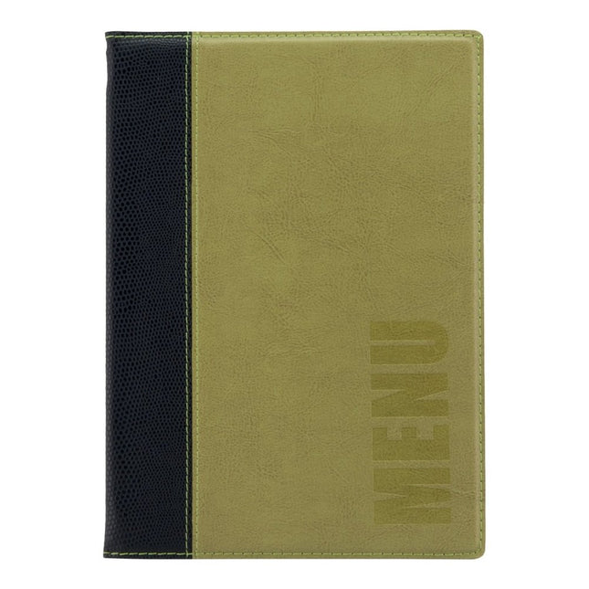 Securit® Trendy A5 Green Menu Set – 10 Menu Holders + 20 Extra Pouches | Hospitality Trade Pack - hospitality