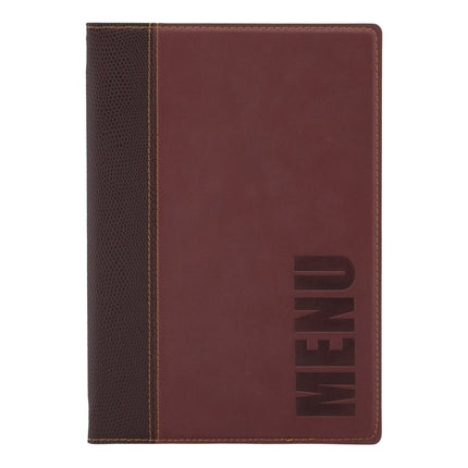 Securit® Trendy A5 Wine Red Menu Set – 10 Menu Holders + 20 Extra Pouches | Hospitality Trade Pack - hospitality