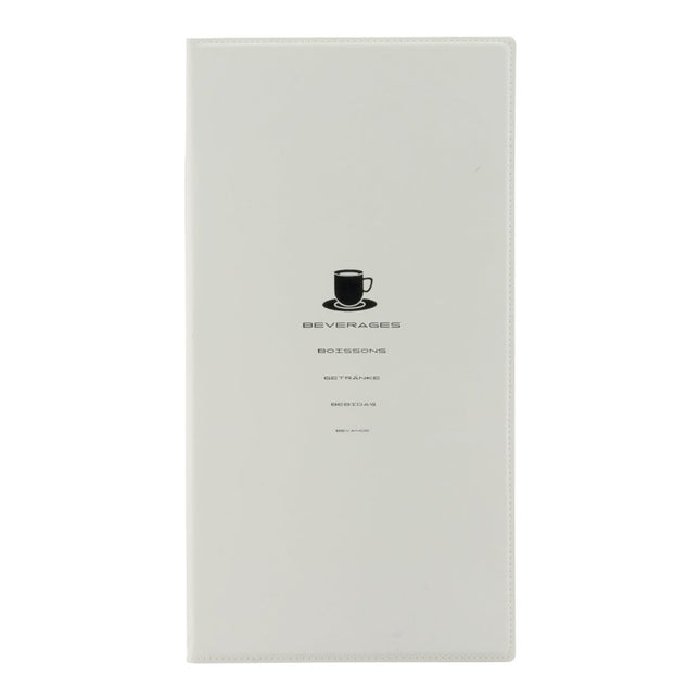 Securit® Trendy Beverages A45 White Menu Set – 10 Menu Holders + 20 Extra Pouches | Hospitality Trade Pack - hospitality
