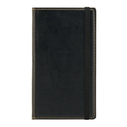 Securit Trendy Black Menu Holders Pack Of 10 Vegan Leather Style - hospitality