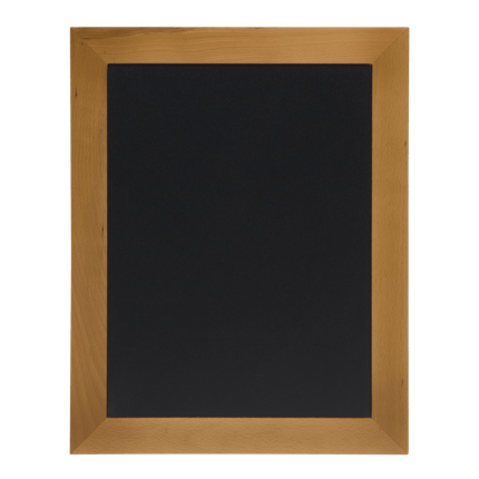 Securit Universal Teak Wall Chalkboards 37x31x2 cm Includes Mounting Screws - hospitality
