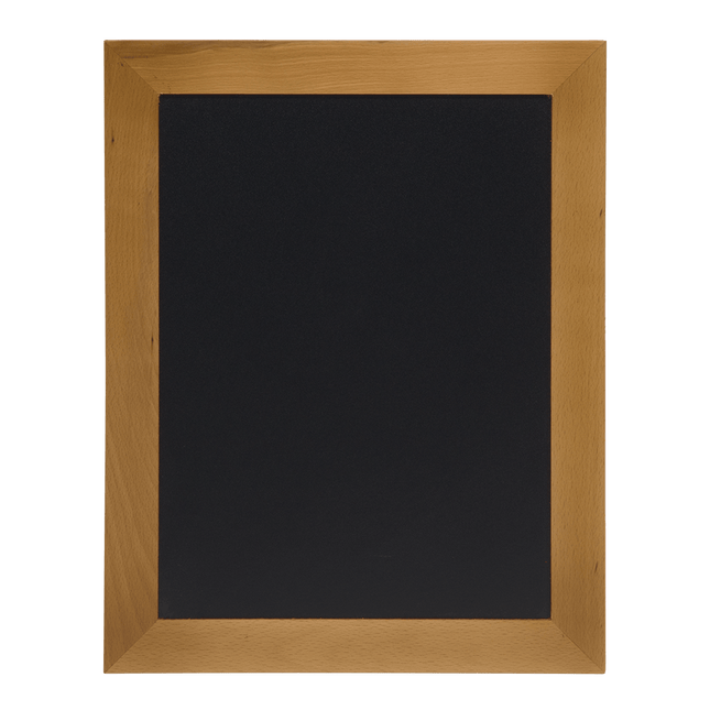 Securit Universal Teak Wall Chalkboards 37x31x2 cm Includes Mounting Screws - hospitality