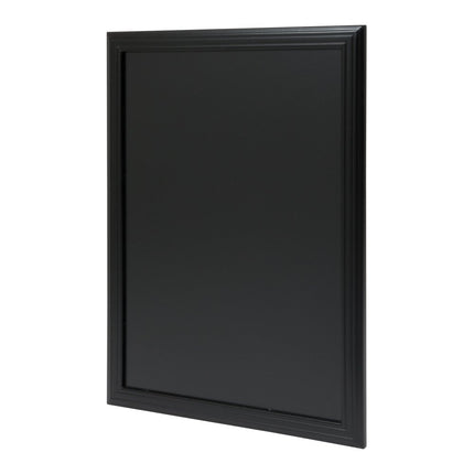 Securit® Universal Wall Chalkboard in Black 60x80 cm Chalkboard Set – Board + Waterproof Markers + Cleaner | Hospitality Trade Pack - hospitality