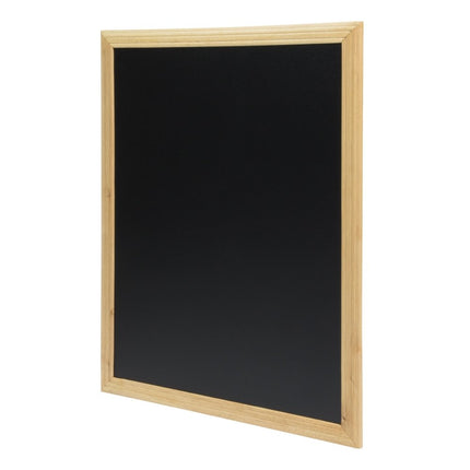 Securit® Universal Wall Chalkboard in Brown 70x90 cm Chalkboard Set – Board + Waterproof Markers + Cleaner | Hospitality Trade Pack - hospitality