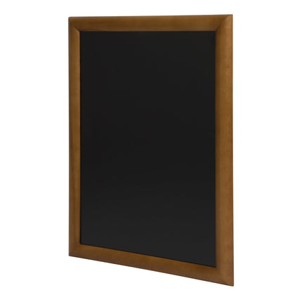 Securit® Universal Wall Chalkboard in Dark Brown 70x90 cm Chalkboard Set – Board + Waterproof Markers + Cleaner | Hospitality Trade Pack - hospitality
