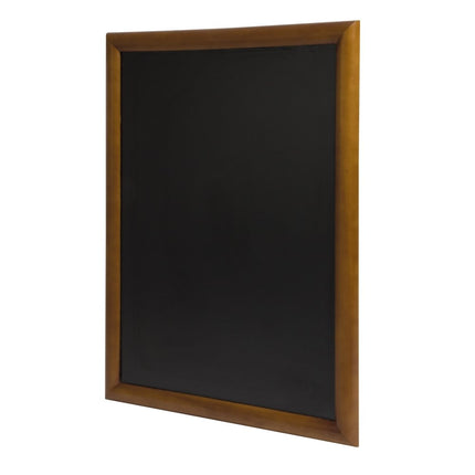 Securit® Universal Wall Chalkboard in Dark Brown 70x90 cm Chalkboard Set – Board + Waterproof Markers + Cleaner | Hospitality Trade Pack - hospitality