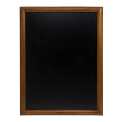 Securit® Universal Wall Chalkboard in Dark Brown 70x90 cm Chalkboard Set – Board + Waterproof Markers + Cleaner | Hospitality Trade Pack - hospitality