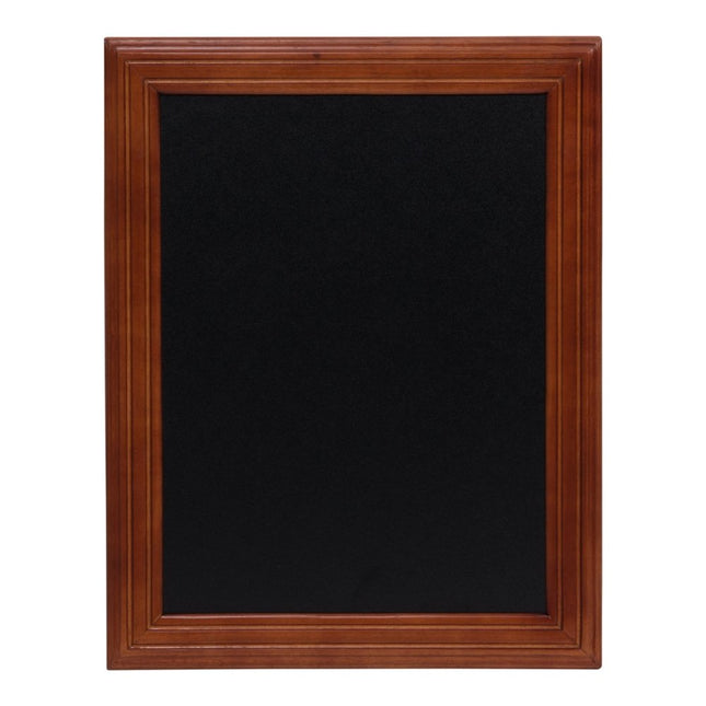 Securit® Universal Wall Chalkboard in Mahogany 40x50 cm (Pack of 5) Chalkboard Set – Boards + Waterproof Markers + Cleaner | Hospitality Trade Pack - hospitality