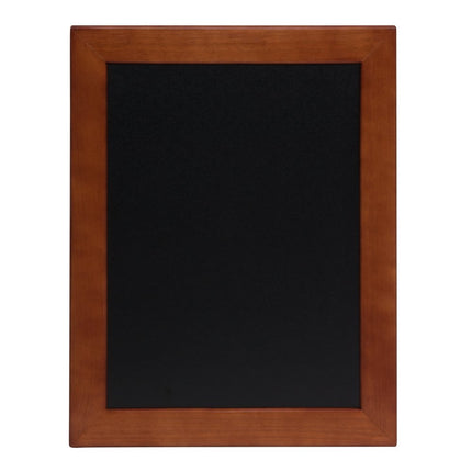 Securit® Universal Wall Chalkboard in Mahogany 40x50 cm (Pack of 5) Chalkboard Set – Boards + Waterproof Markers + Cleaner | Hospitality Trade Pack - hospitality