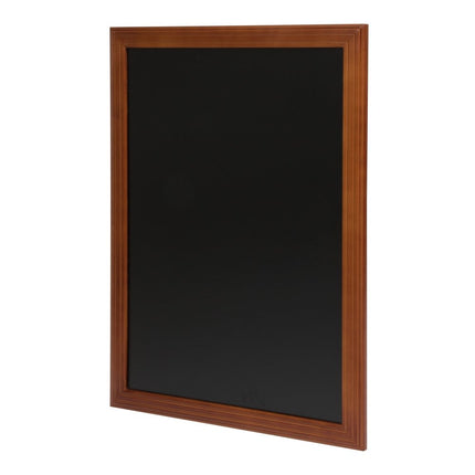 Securit® Universal Wall Chalkboard in Mahogany 60x80 cm Chalkboard Set – Board + Waterproof Markers + Cleaner | Hospitality Trade Pack - hospitality