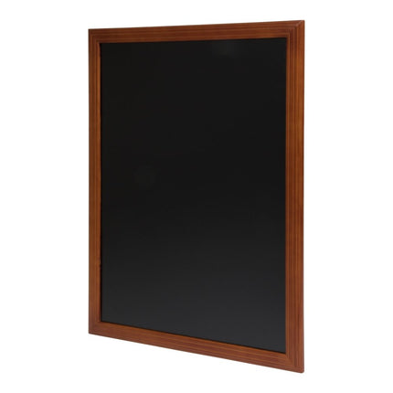 Securit® Universal Wall Chalkboard in Mahogany 70x90 cm Chalkboard Set – Board + Waterproof Markers + Cleaner | Hospitality Trade Pack - hospitality
