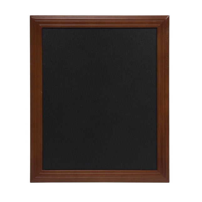 Securit Universal Wall Chalkboards Lacquered Mahogany 56.5x47x2.5cm Pack of 5 - hospitality