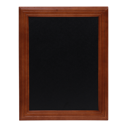 Securit Universal Wall Chalkboards Mahogany 37x31x2cm - hospitality