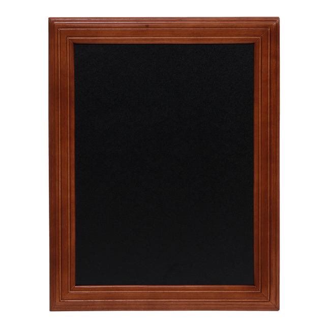 Securit Universal Wall Chalkboards Mahogany 37x31x2cm - hospitality
