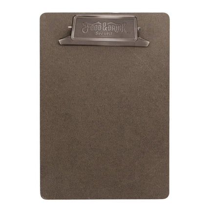 Securit Vintage Menu Clipboard Brown 24.5x16.7x3.8 Cm Pack Of 6 - hospitality