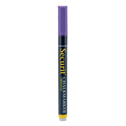 Securit Violet Liquid Chalk Markers Pack of 12 14x1x1.5 cm - hospitality